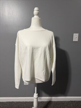Truth Cream Boatneck Pullover Sweater